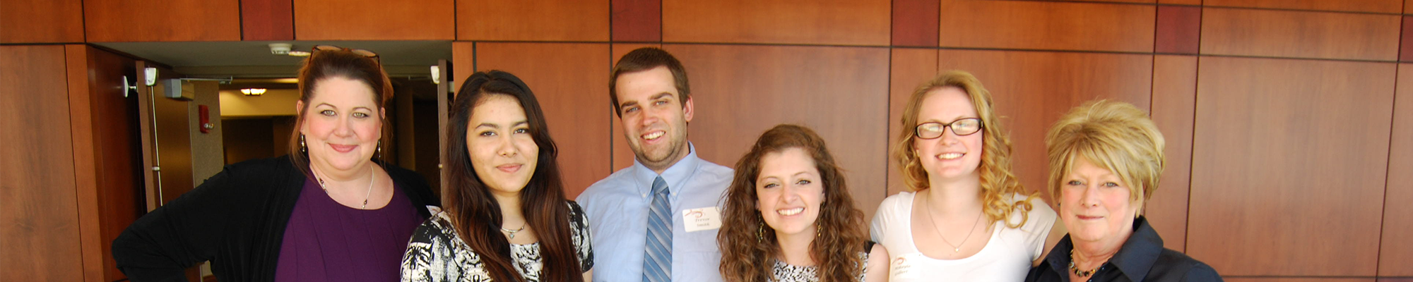 Faculty Standing in a line for a picture